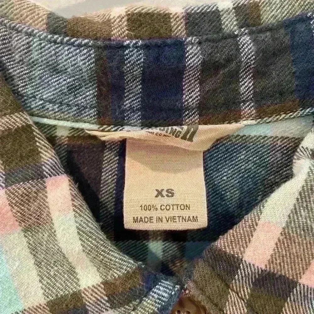 Duluth Trading Co Womens Flannel Shirt Size XS - Picture 6 of 6